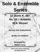 Mozart Duets K.487 No. 10 - Andante P.O.D. cover